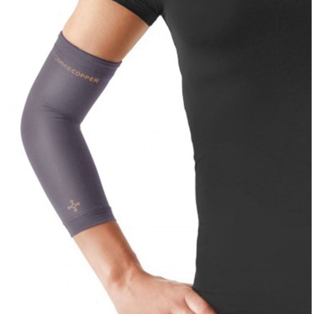 Tommie Copper Compression Elbow Sleeve, Black Size Small